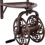Liberty garden 710 navigator rotating garden hose reel holds 125 feet of 5 8 inch hose